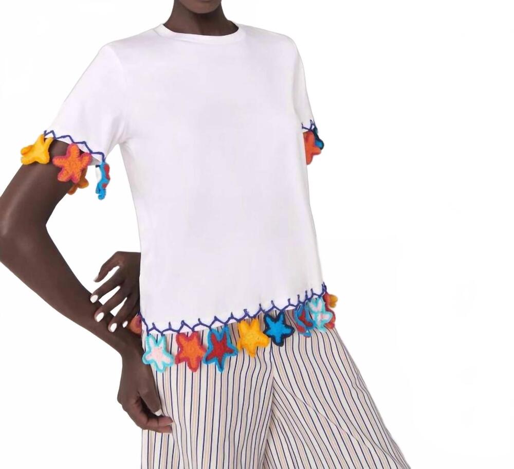 NEW CELIA B tais top in white